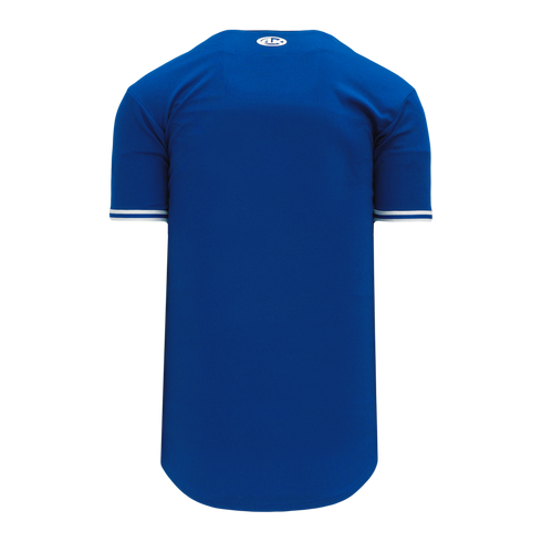 Athletic Knit Full Button Baseball Jersey with Braided Trim (BA5500)